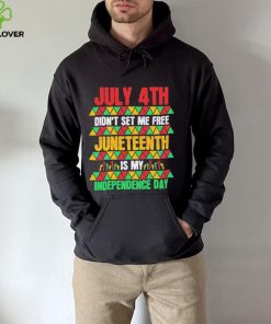 Original July 4th Didn’t Set Me Free Juneteenth Day 2023 Shirt