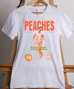 Original Justin Bieber Music Merch Store Peaches shirt
