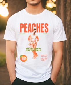 Original Justin Bieber Music Merch Store Peaches shirt