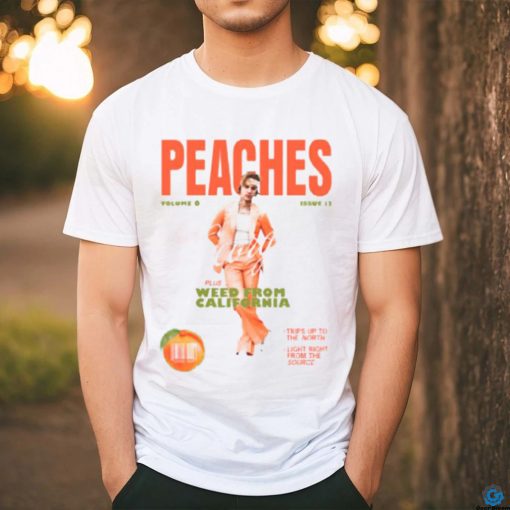Original Justin Bieber Music Merch Store Peaches shirt