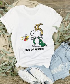 Original Loki Snoopy And Thor Woodstock Dog Of Mischief T shirt