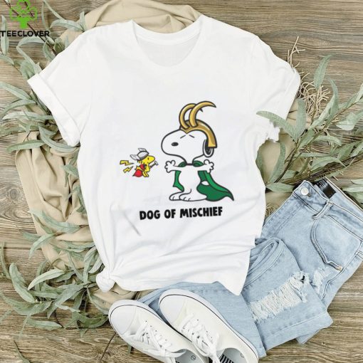 Original Loki Snoopy And Thor Woodstock Dog Of Mischief T hoodie, sweater, longsleeve, shirt v-neck, t-shirt