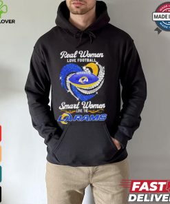 Original Los Angeles Rams real women love football smart women love the rams 2024 shirt