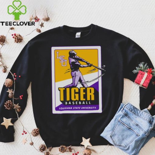 Original Lsu Tiger Baseball Card Pocket T hoodie, sweater, longsleeve, shirt v-neck, t-shirt