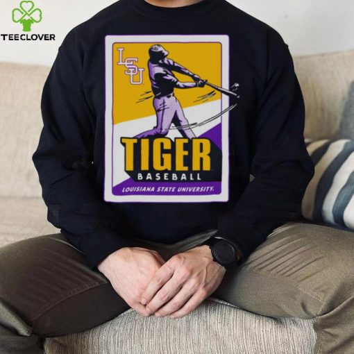 Original Lsu Tiger Baseball Card Pocket T hoodie, sweater, longsleeve, shirt v-neck, t-shirt