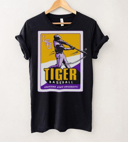 Original Lsu Tiger Baseball Card Pocket T hoodie, sweater, longsleeve, shirt v-neck, t-shirt