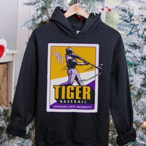 Original Lsu Tiger Baseball Card Pocket T hoodie, sweater, longsleeve, shirt v-neck, t-shirt