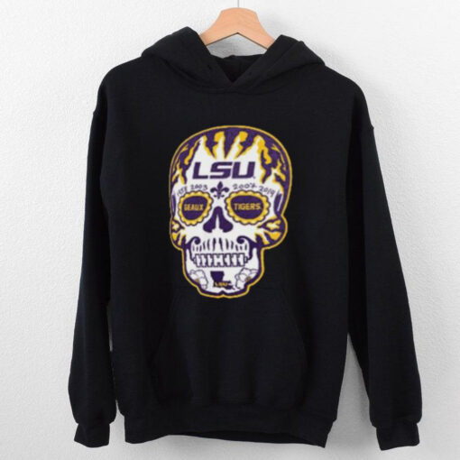 Original Lsu sugar skull hoodie, sweater, longsleeve, shirt v-neck, t-shirt