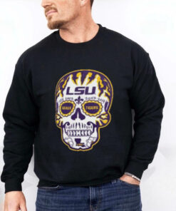 Original Lsu sugar skull hoodie, sweater, longsleeve, shirt v-neck, t-shirt