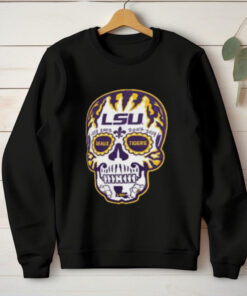 Original Lsu sugar skull hoodie, sweater, longsleeve, shirt v-neck, t-shirt