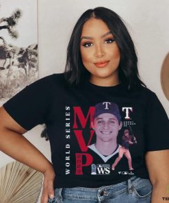 Original MLB Baseball Corey Seager Texas Rangers 2023 World Series Champions MVP Shirt