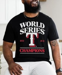 Original MLB Baseball Texas Rangers 2023 World Series Champions Signature Roster Shirt