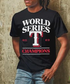 Original MLB Baseball Texas Rangers 2023 World Series Champions Signature Roster Shirt