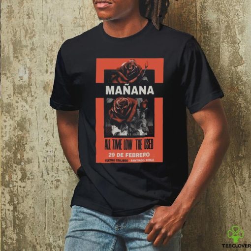 Original Mañana Feb 29 2024 Teatro Coliseo Santiago Chile t shirt