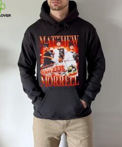 Original Matthew Morrell Oregon State Beavers baseball graphic T shirt