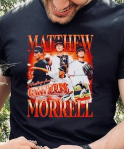 Original Matthew Morrell Oregon State Beavers baseball graphic T shirt