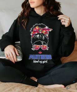 Original Messy Bun Florida Panthers Kind Of Girl T shirt