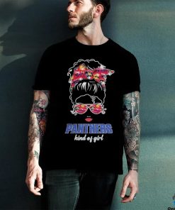Original Messy Bun Florida Panthers Kind Of Girl T shirt