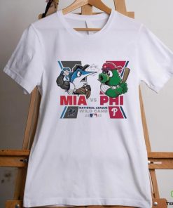 Original Miami Marlins vs Philadelphia Phillies Mascot National League Wild Card 2023 T Shirt