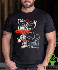 Original Mickey Mouse This Girl Loves Her Kansas City Chiefs And Disney T shirt