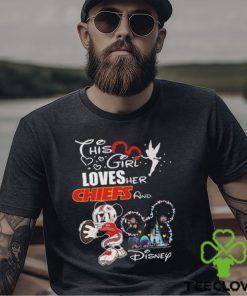 Original Mickey Mouse This Girl Loves Her Kansas City Chiefs And Disney T shirt