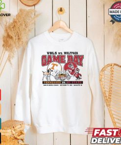 Original NC State Wolfpack 2024 Oxford Grey Duke’s Mayo Classic NC State vs. Tennessee T Shirt