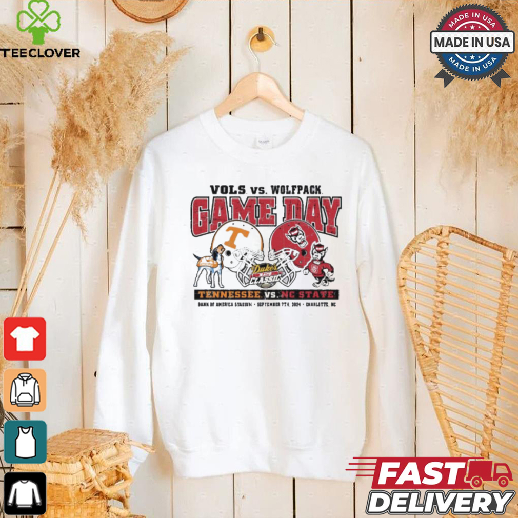 Original NC State Wolfpack 2024 Oxford Grey Duke’s Mayo Classic NC State vs. Tennessee T Shirt Original NC State Wolfpack 2024 Oxford Grey Duke’s Mayo Classic NC State vs. Tennessee T Shirt