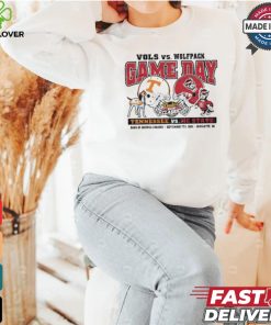 Original NC State Wolfpack 2024 Oxford Grey Duke’s Mayo Classic NC State vs. Tennessee T Shirt