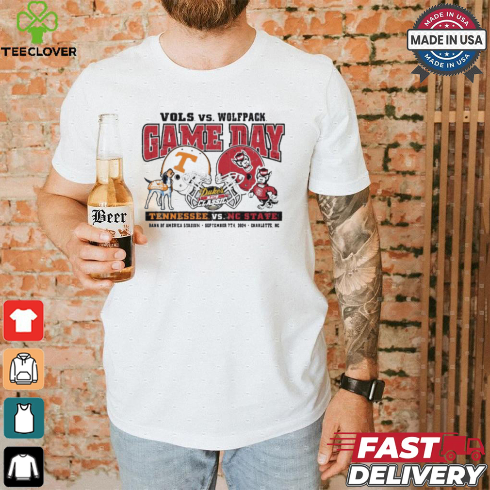 Original NC State Wolfpack 2024 Oxford Grey Duke’s Mayo Classic NC State vs. Tennessee T Shirt Original NC State Wolfpack 2024 Oxford Grey Duke’s Mayo Classic NC State vs. Tennessee T Shirt