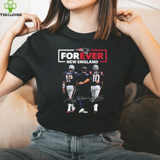 Original New England Patriots Forever Tom Brady Mac Jones Signatures Shirt