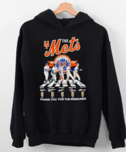 Original New York Mets Baseball Team Abbey Road 1962 2024 Signature Thank You For The Memories Shirt