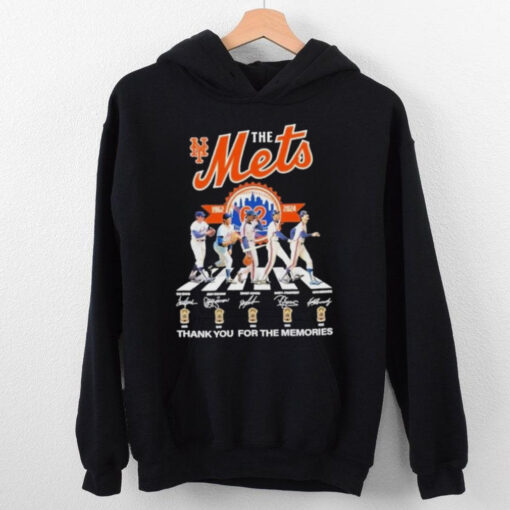 Original New York Mets Baseball Team Abbey Road 1962 2024 Signature Thank You For The Memories Shirt