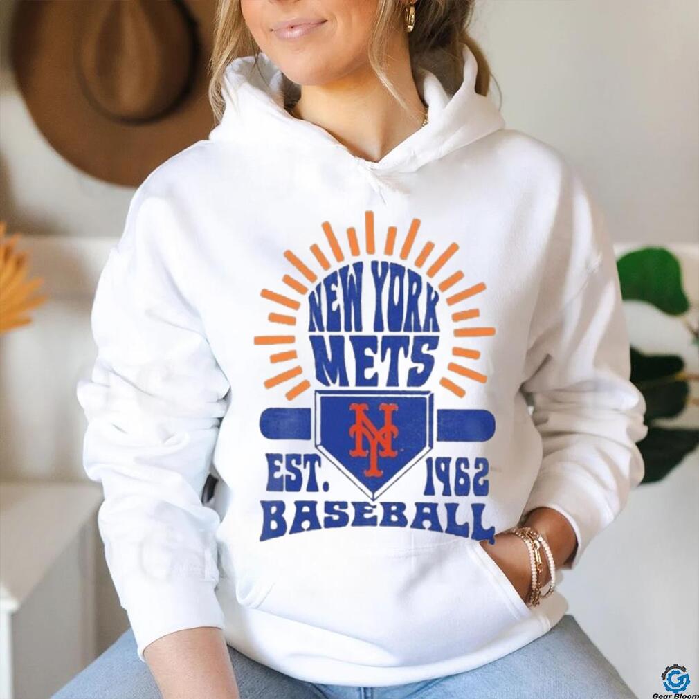 Original New York Mets Sun Burst Est 1962 Baseball T Shirt Original New York Mets Sun Burst Est 1962 Baseball T Shirt