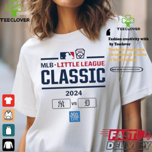 Original New York Yankees vs Detroit Tigers 2024 MLB Little League Classic Game Shirt