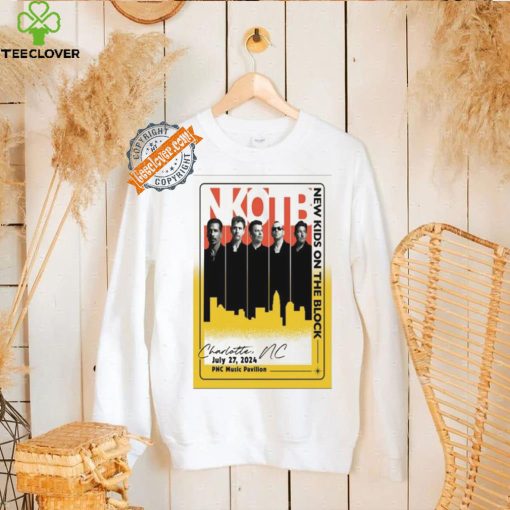 Original New kids on the block july 27 2024 pnc music pavilion in charlotte nc poster hoodie, sweater, longsleeve, shirt v-neck, t-shirt