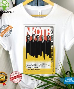 Original New kids on the block july 27 2024 pnc music pavilion in charlotte nc poster hoodie, sweater, longsleeve, shirt v-neck, t-shirt