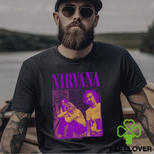 Original Nirvana Purple Group T shirt
