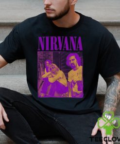 Original Nirvana Purple Group T shirt