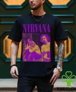 Original Nirvana Purple Group T shirt