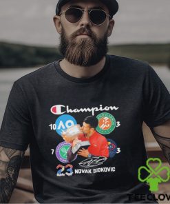 Original Novak Djokovic Grand Slam Champions 2023 Shirt 1 Original Novak Djokovic Grand Slam Champions 2023 Shirt