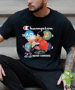 Original Novak Djokovic Grand Slam Champions 2023 Shirt 2 Original Novak Djokovic Grand Slam Champions 2023 Shirt
