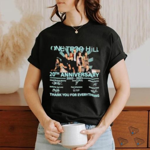 Original One tree hill 20th anniversary 2023 thank you for the everything shirt