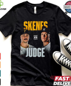 Original Paul Skenes Pittsburgh vs. Aaron Judge Yankees 2024 Game Shirt