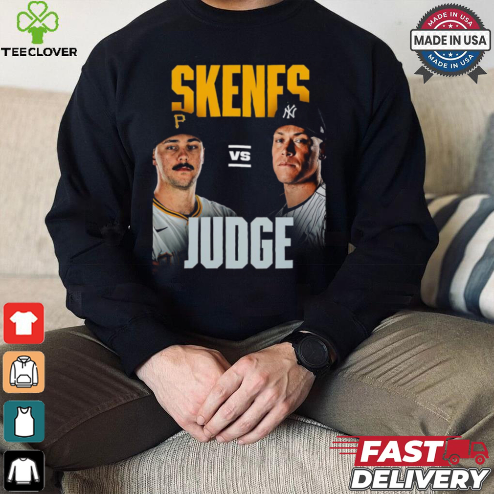 Original Paul Skenes Pittsburgh vs. Aaron Judge Yankees 2024 Game Shirt Original Paul Skenes Pittsburgh vs. Aaron Judge Yankees 2024 Game Shirt