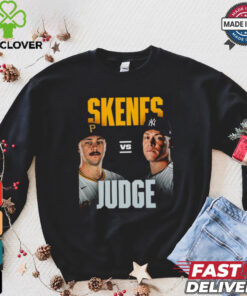 Original Paul Skenes Pittsburgh vs. Aaron Judge Yankees 2024 Game Shirt