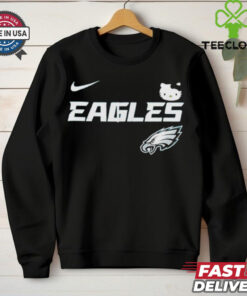 Original Philadelphia Eagles X Nike Hello Kitty Football Gameday Logo Shirt
