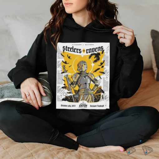Original Pittsburgh Steelers Vs baltimore Ravens Crucial Catch Intercept Cancer Acrisure Stadium October 8th 2023 Shirt