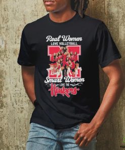 Original Real Women love Volleyball Smart Women love the Huskies 2023 Shirt