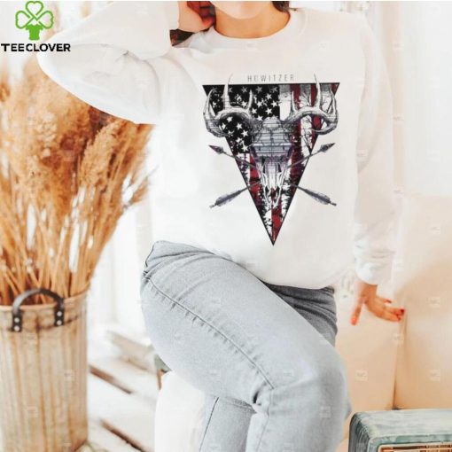 Original Retro howitzer deer American flag 2024 shirt