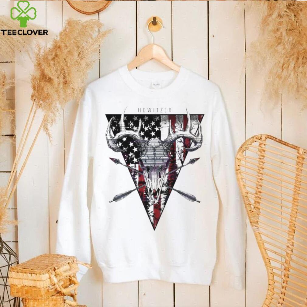 Original Retro howitzer deer American flag 2024 shirt Original Retro howitzer deer American flag 2024 shirt